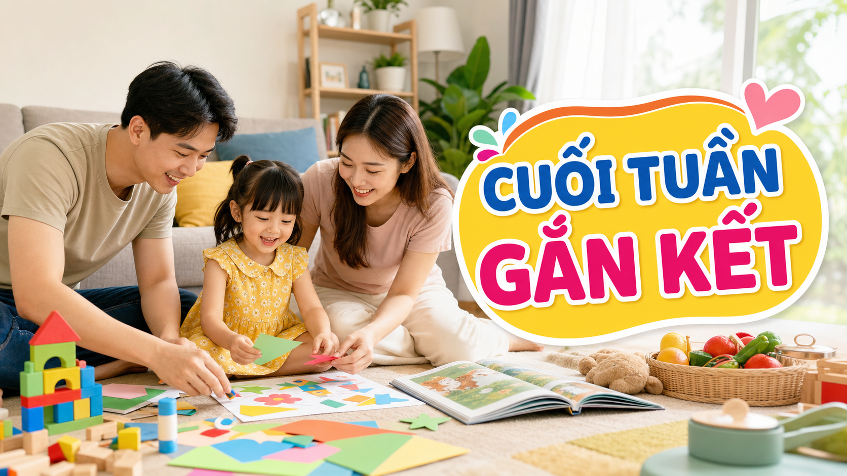 7 hoạt động cuối tuần cho bé tại nhà giúp cả nhà gắn kết