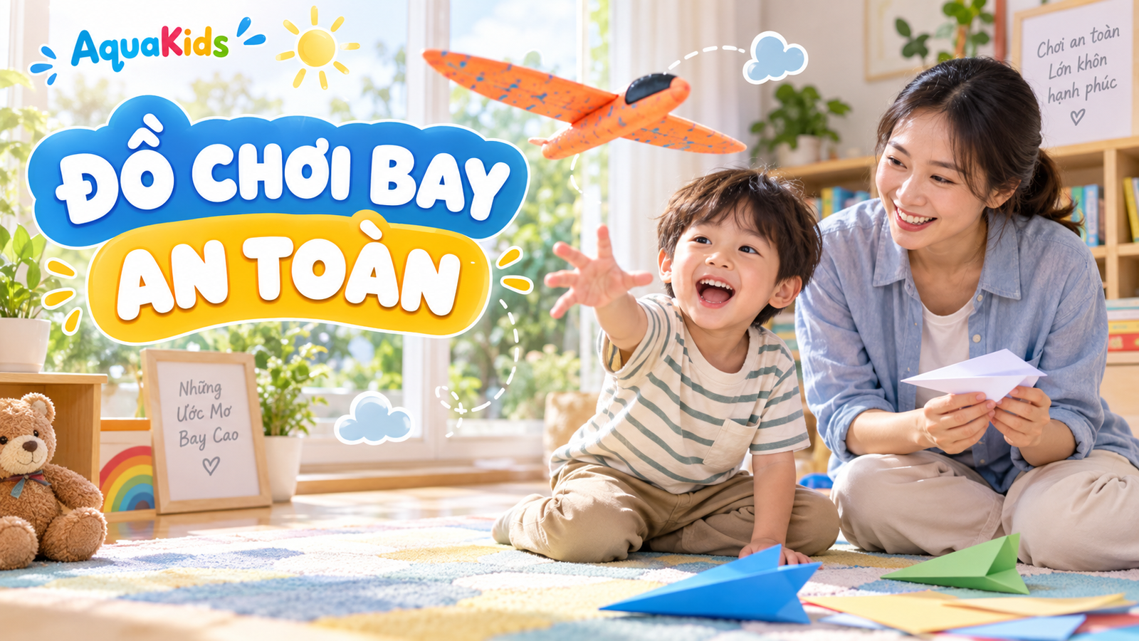 Đồ chơi bay cho bé có an toàn không? Cách chọn và chơi đúng chỗ