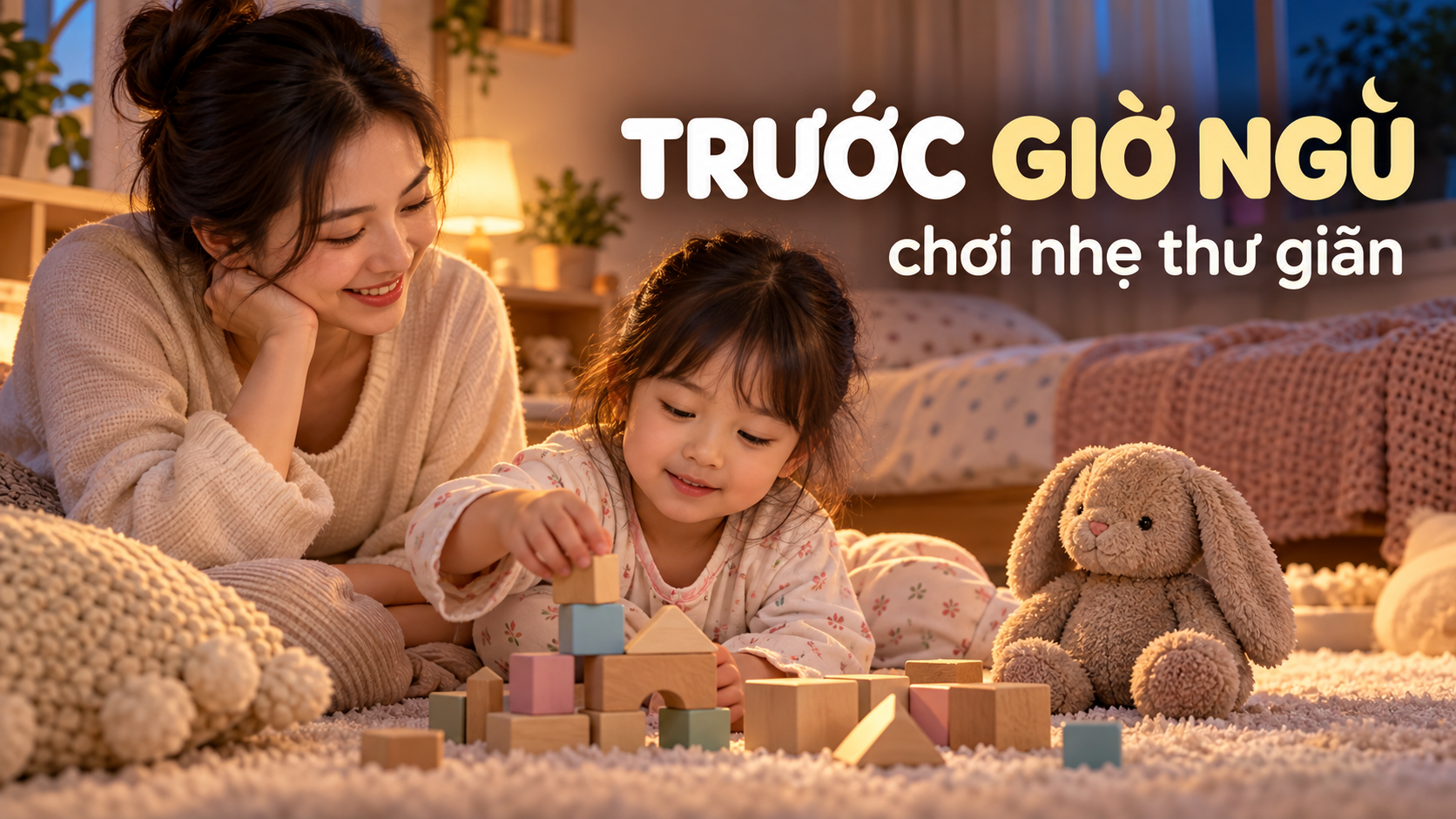 Hoạt động trước giờ ngủ giúp bé chuyển từ ham chơi sang thư giãn