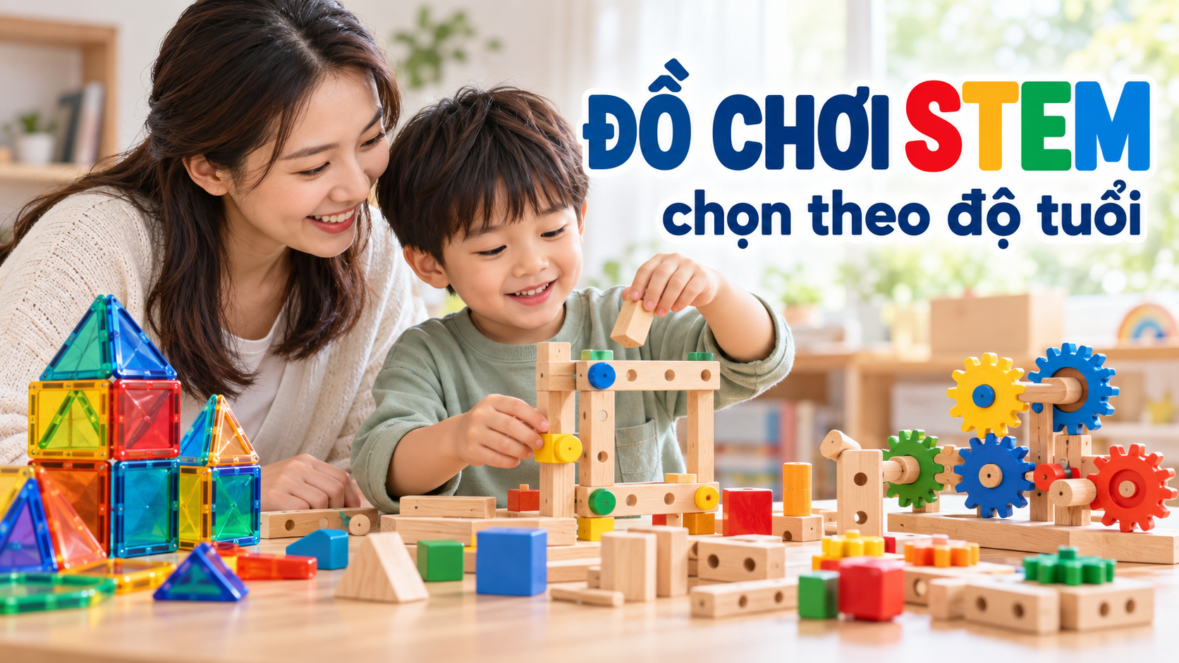 Đồ chơi STEM cho bé: Cách chọn theo từng độ tuổi để vừa chơi vừa học