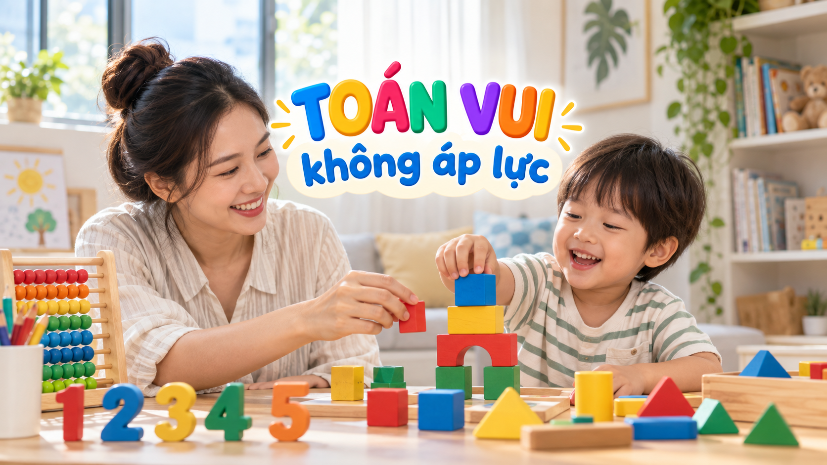 Đồ chơi học toán cho bé tiểu học: học cộng trừ, phân số mà không áp lực