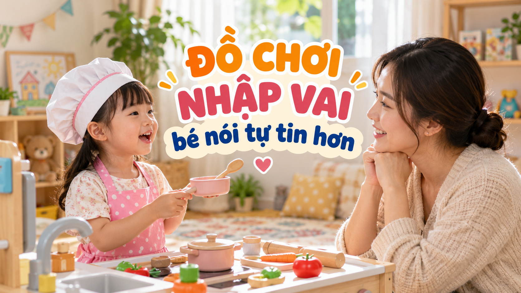 Đồ chơi nhập vai cho bé 3-6 tuổi: chọn bộ nào để con nói nhiều và tự tin hơn?
