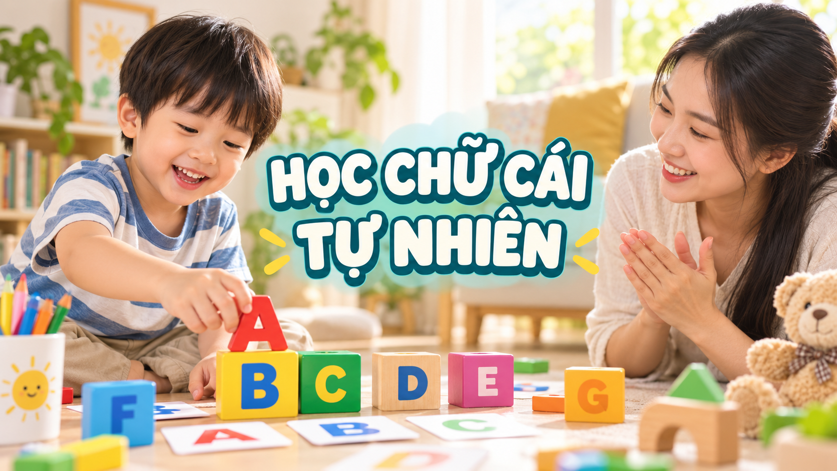 Đồ chơi học chữ cái cho bé 4-6 tuổi: chọn sao để con nhớ mặt chữ tự nhiên?