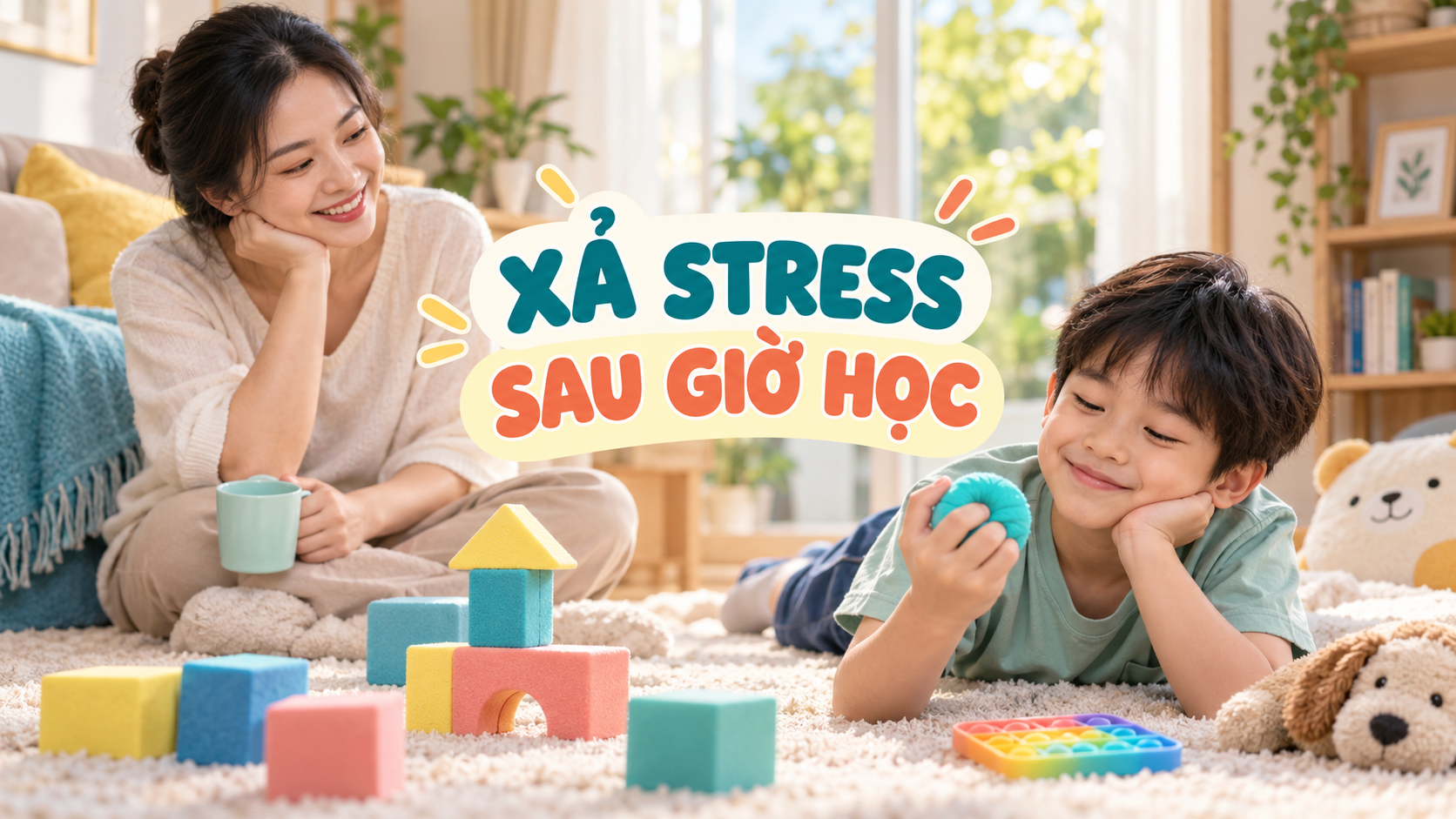 Đồ chơi xả stress cho bé mùa tựu trường: chọn gì để con bớt căng sau giờ học?