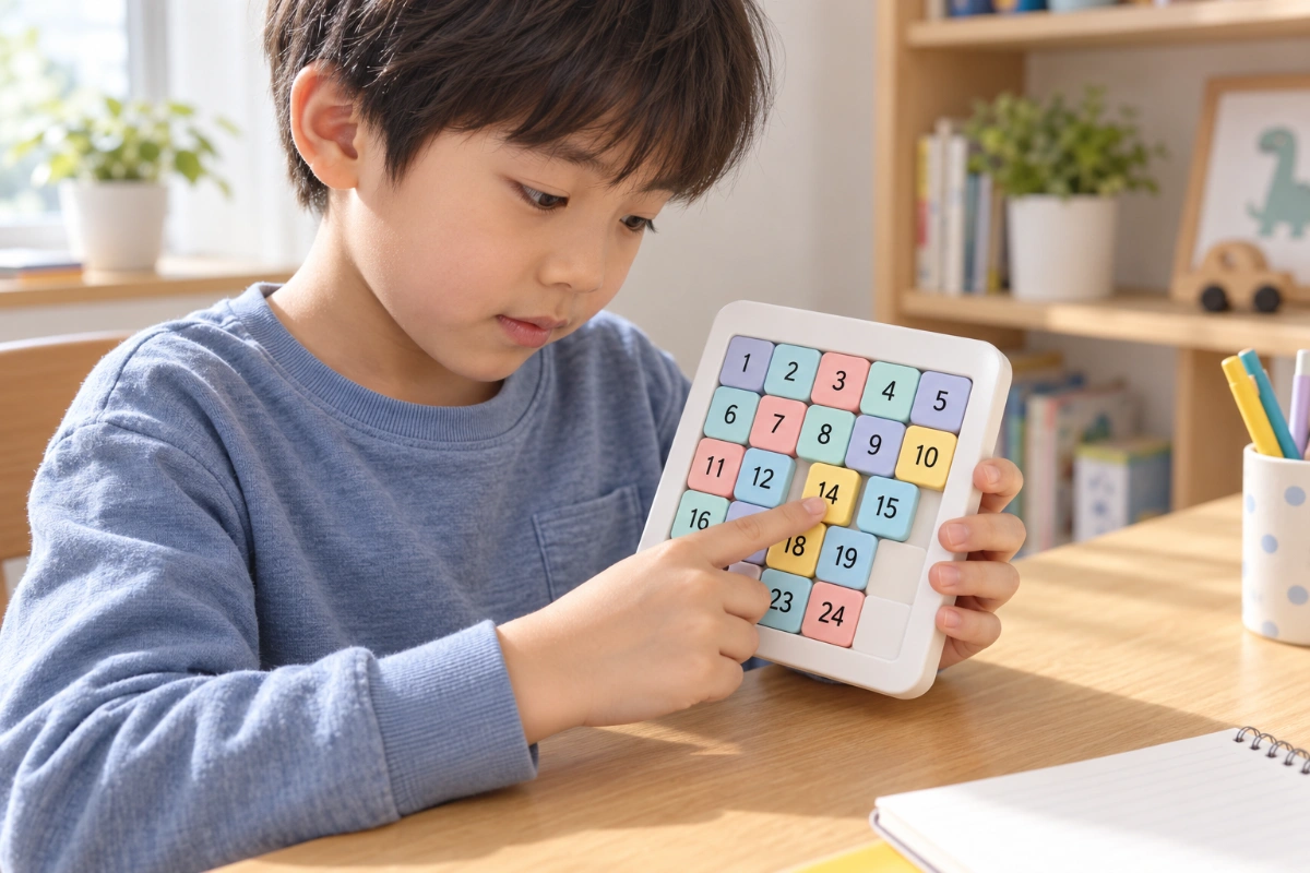 Đồ chơi trượt xếp hình sudoku chín lưới từ tính trẻ em trí tuệ montessori cho bé AquaKids