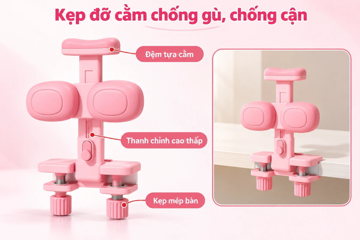 Bàn điều chỉnh tư thế ngồi chống gù lưng và cận thị 5.0 cho học sinh tiểu học, phiên bản nâng cấp AquaKids