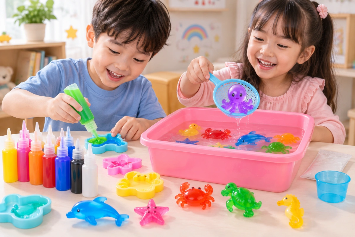 Đồ chơi màu nước ma thuật tạo hình nước biển cho trẻ em DIY Magic Water Toy 3D bản đặc biệt Aquakids
