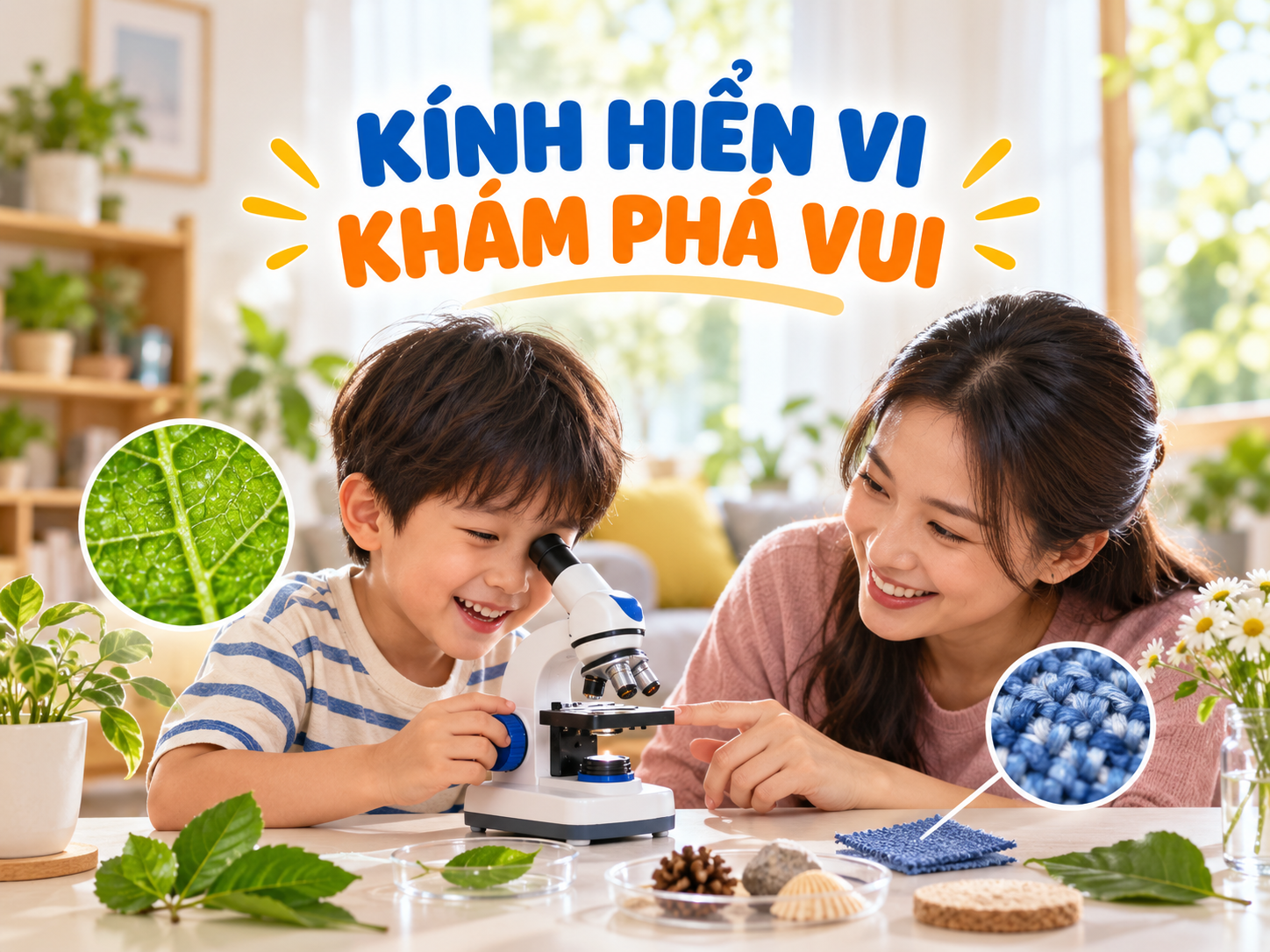 Kính hiển vi cho bé: bắt đầu khám phá khoa học tại nhà thế nào cho vui?