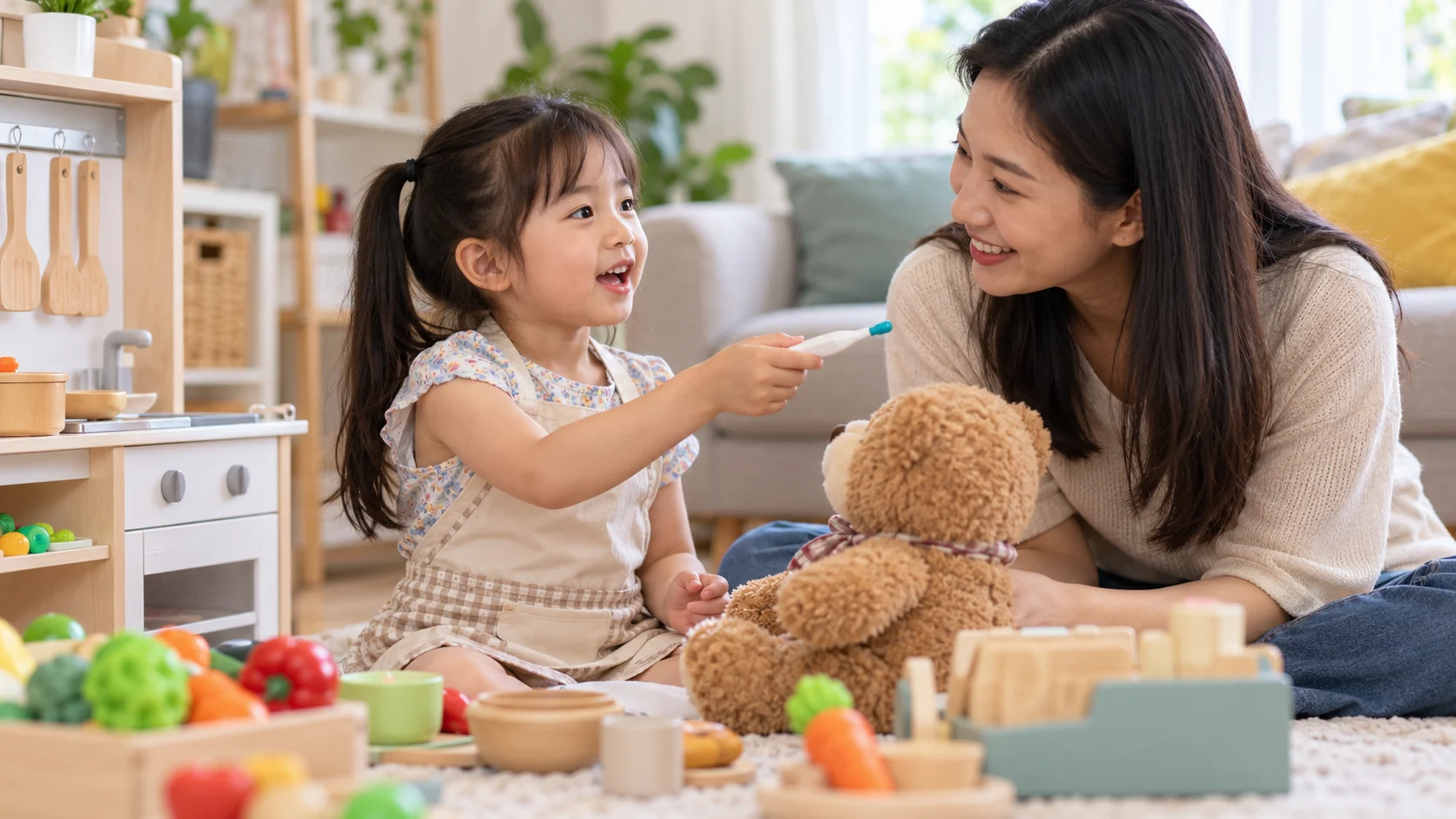 Minh họa 1 cho bài Đồ chơi nhập vai cho bé 3-6 tuổi: chọn bộ nào để con nói nhiều và tự tin hơn?