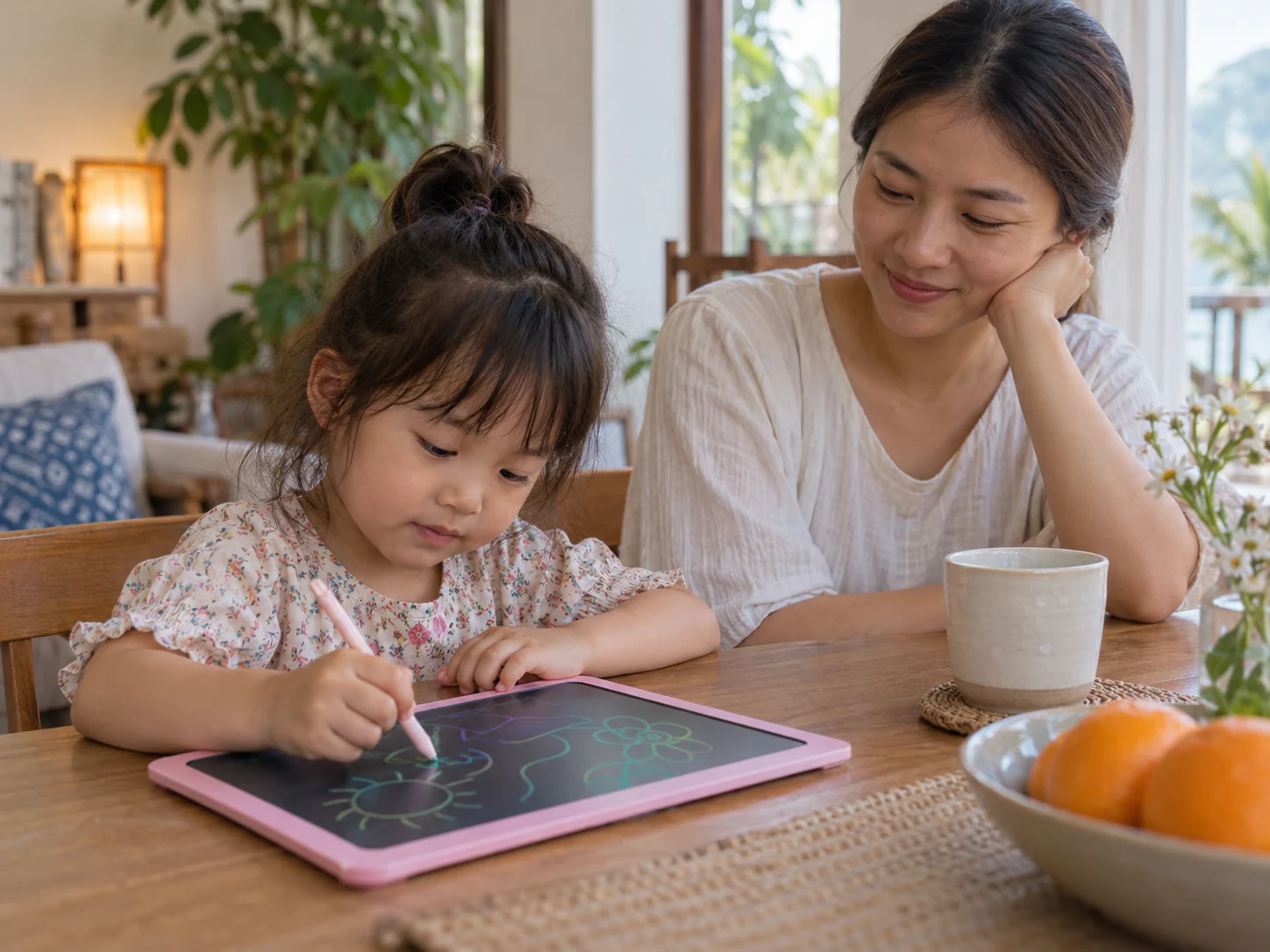 Minh họa 1 cho bài Bảng vẽ LCD cho bé có đáng mua không? Gợi ý dùng để con bớt xem màn hình