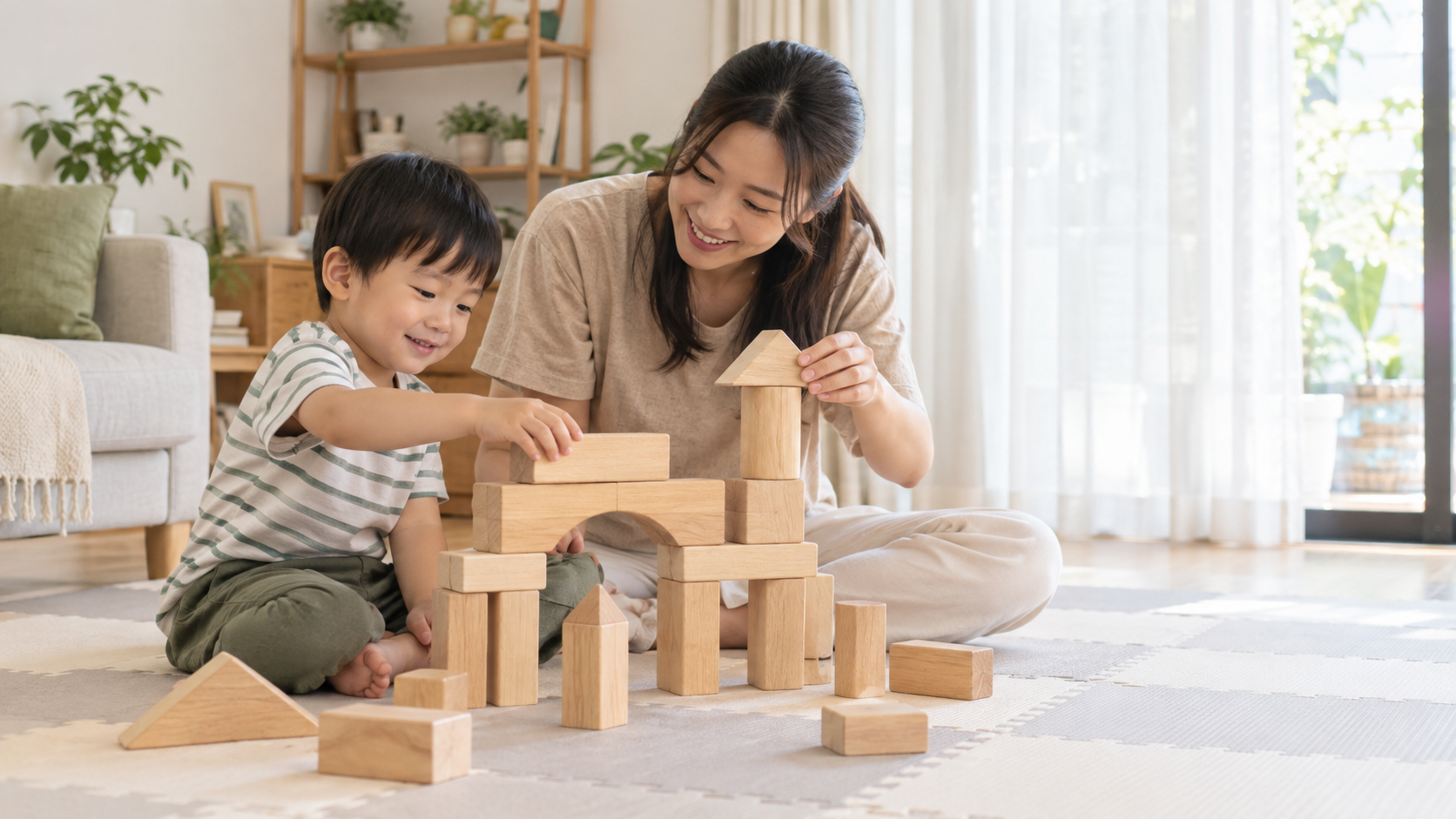 Phụ huynh chuẩn bị hoạt động cha mẹ nên chơi cùng con thế nào để bé không nhanh chán? cho bé độ tuổi của bé trong góc chơi an toàn