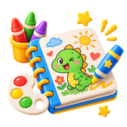 Icon Sách tô màu