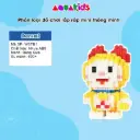 Doremon Mini Đồ Chơi Doraemon Lắp Ráp 3D Đô Rê Mon các nhân vật hoạt hình Doremon, Nobita, Chaien, Xuka, Xeko, Dore AquaKids