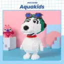 Mô hình Snoopy size lớn to bự lắp ráp nhân vật anime Aquakids