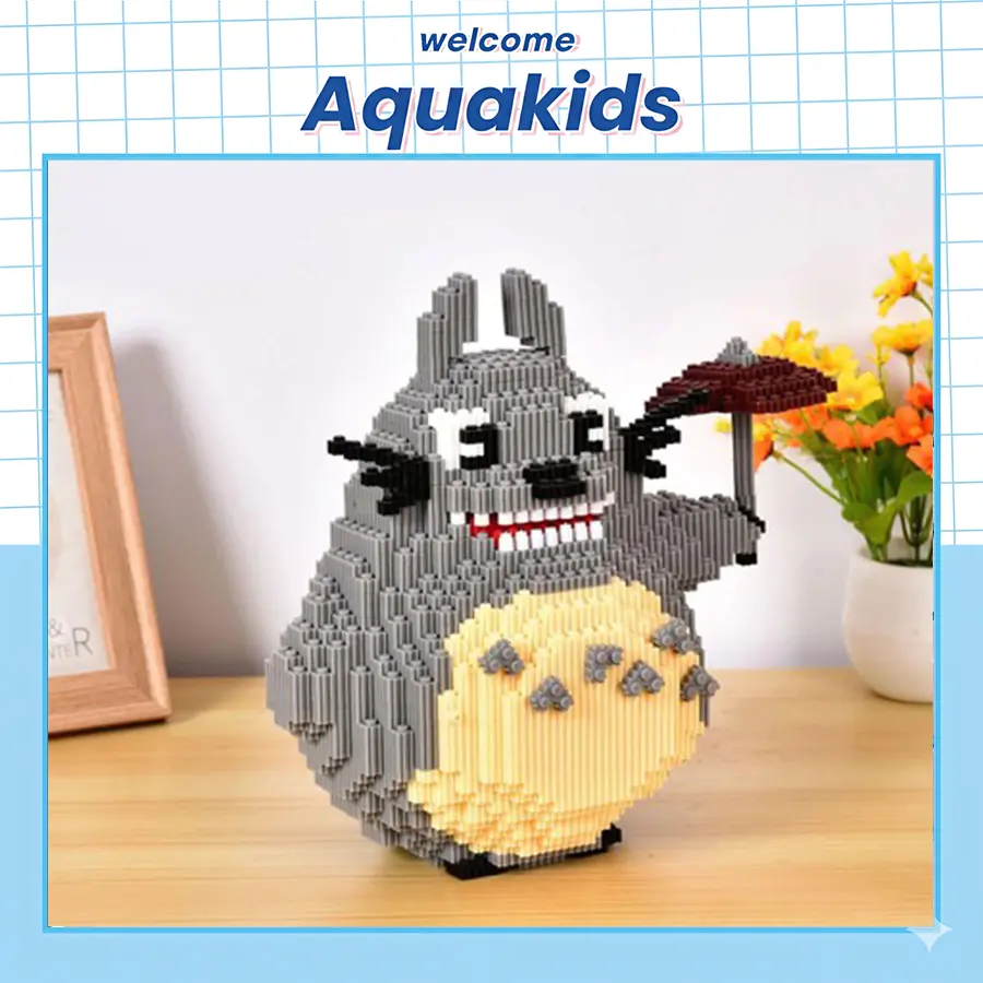 Mô hình lắp ráp Totoro nhân vật hoạt hình giá rẻ Aquakids