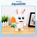 Mô hình đồ chơi lắp ráp thỏ Snowball nhân vật cỡ lớn 30cm Aquakids
