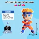 Mô hình đồ chơi lắp ráp Naruto, Sasuke, Kakashi nhân vật cỡ lớn 35cm Aquakids