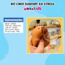 Đồ chơi Squishy Sâu bướm xanh bong bóng bóp xả stress siêu mềm cute đáng yêu Aquakids