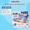 Bộ dụng cụ đồ chơi lắp ghép kỹ sư cho bé DIY cao cấp 152/218 chi tiết Aquakids