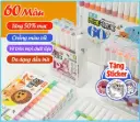 Bút màu acrylic marker bộ 12 24 36 48 60 bút màu đa năng vẽ trên mọi chất liệu chống nước không trôi giá rẻ