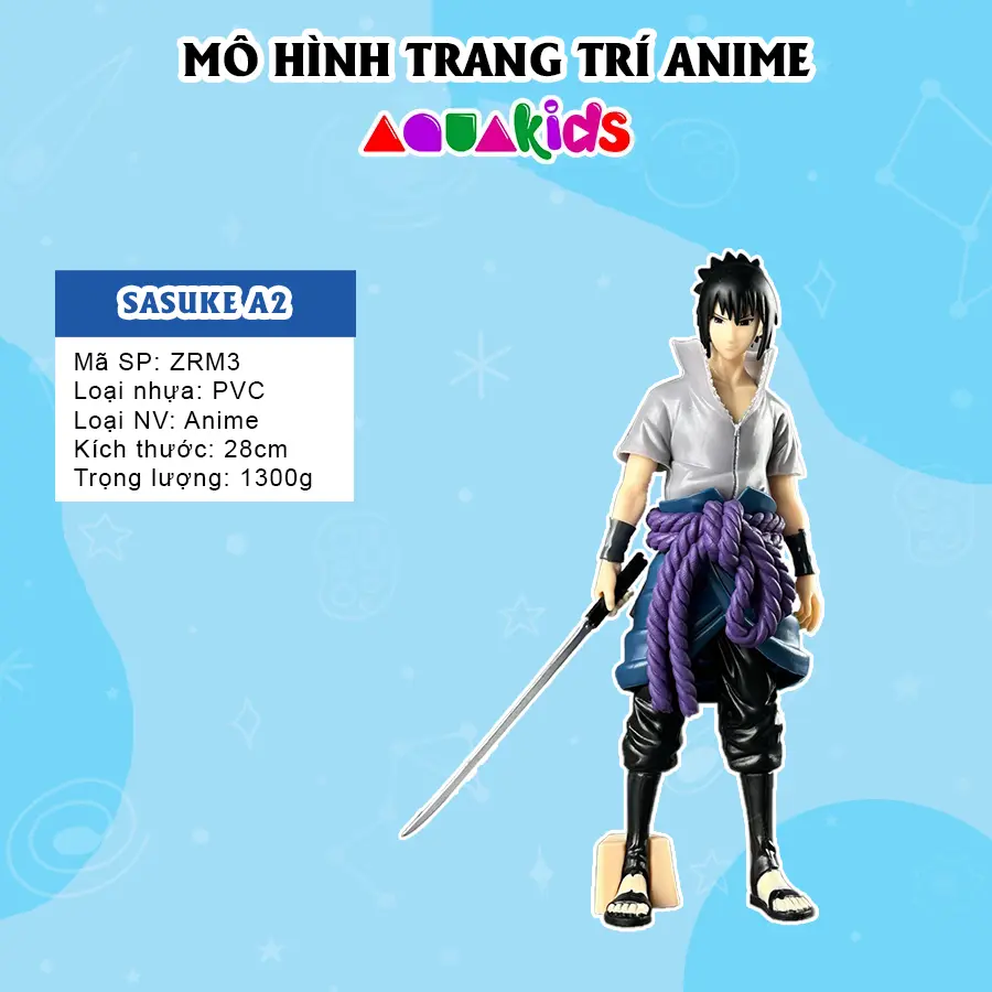 Mô hình nhân vật anime Kakashi Susanno chiến đấu anime decor làm quà tặng bạn trai