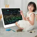 Bảng vẽ LCD điện tử đa sắc tự xóa thông minh 16 inch kèm bút cho bé sáng tạo AquaKids