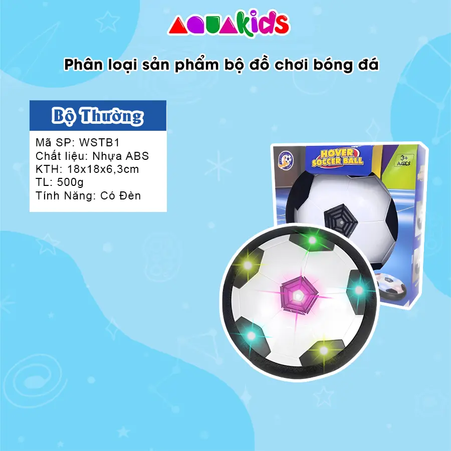 Đồ chơi bóng đá trong nhà cho trẻ em nổi ngoài trời có đèn nhạc chống va đập an toàn cho bé AquaKids