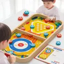 Bộ đồ chơi gỗ đa năng 5 trong 1 trí tuệ Bowling bóng & rắn rèn tư duy làm quà cho bé AquaKids