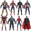 Mô hình spider man người nhện iron man siêu nhân marvel người sắt captain america hulk có khớp giá rẻ ZD Toys