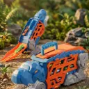 Ô tô khủng long đồ chơi nuốt xe biến hình đường đua cho bé tặng 4 xe kim loại giá rẻ