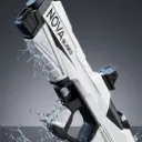 Máy Phun Nước 2 Nòng Cỡ Lớn Nước 2 Vòi Áp Lực To Xa kích thước 60cm khẩu phun nước mùa hè