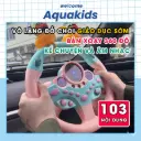 Vô Lăng Đồ Chơi Cho Bé Có Đèn Và Nhạc - Đồ Chơi Giáo Dục Sớm Mô Phỏng Lái Xe Bản Xoay 360 Độ Cao Cấp AquaKids