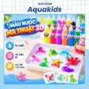 Đồ chơi màu nước ma thuật tạo hình nước biển cho trẻ em DIY Magic Water Toy 3D bản đặc biệt Aquakids