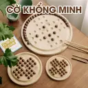 Bộ cờ gỗ thông minh cờ khổng minh rèn tư duy giáo dục sớm cho bé Aquakids