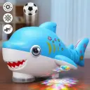 Đồ chơi cá mập thôi bóng di chuyển có nhạc quà tặng cho bé trai bé gái AquaKids